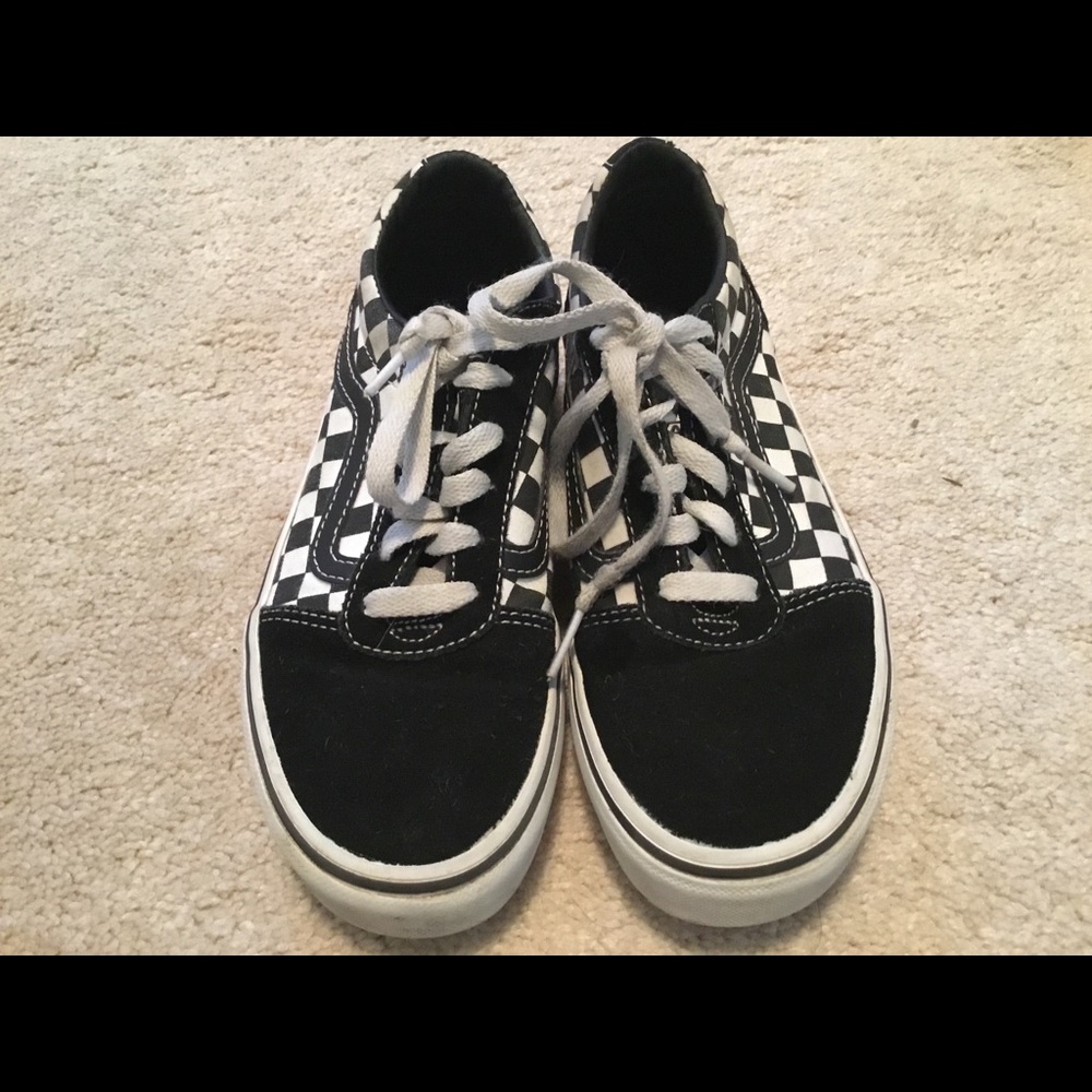 Youth Vans Checkerboard Old Skool - Size 3Y